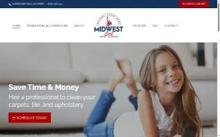 Midwest Carpet Cleaning website