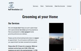Ruff Revolution Mobile Pet Grooming