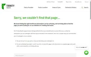 Trinity Health IHA Medical Group, Dermatologic Surgery - Arbor Park website