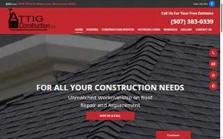 Attig Construction LLC website