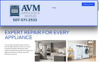 AVM Appliance Repair website