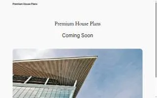 Premium House Plans website