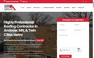 Born Carpentry LLC website
