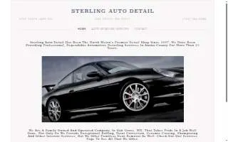 Sterling Auto Detail of Andover website