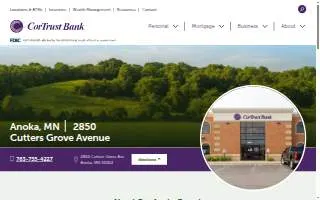 CorTrust Bank of Anoka website