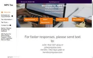 MPS Tax website