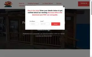 Rocket City Car Wash of Anoka website