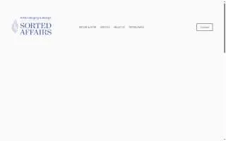Sorted Affairs Home Staging of Anoka website