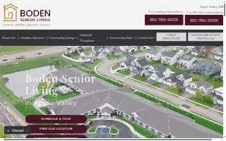Boden Senior Living website