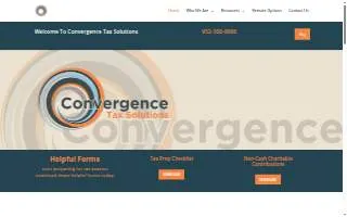 Convergence Tax Solutions website