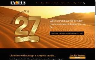 Exodus Design of Apple Valley website