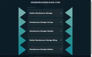 Henderson Design LLC of Apple Valley website