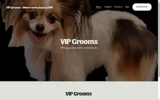VIP Grooms website