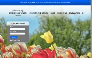 Austin City Employees CU website