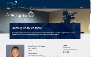 Heather L Nelson - Financial Advisor, Ameriprise Financial Services, LLC