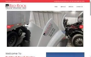 Red Rock Truck Center website