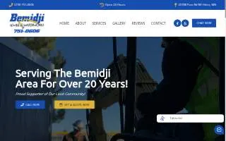 Bemidji Sewer & Waterworks website