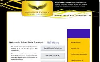 Golden Eagle Transportation website