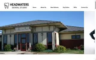 Headwaters Dental website