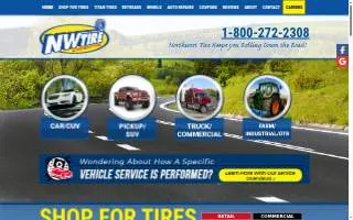 NW Tire Auto Center Bemidji website