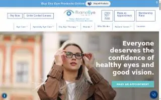 Blaine Eye Clinic website