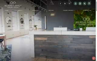 Blaine Family Eye Care website