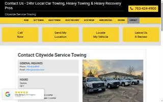 Citywide Service Towing of Blaine website