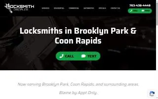 Locksmith Disciples of Blaine website