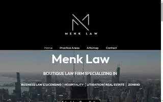 Menk & Menk Work Injury Lawyers of Blaine website