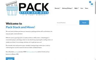 Pack Stack and Move of Blaine website
