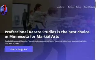 Professional Karate Studios of Blaine website
