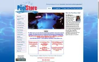 The Pool Store of Blaine website
