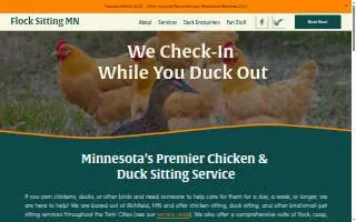 Flock Sitting MN of Bloomington website