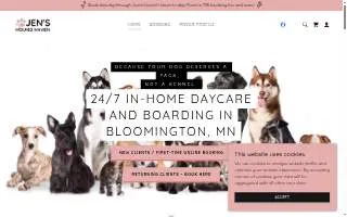 Jen's Hound Haven website