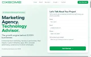 Oxsome of Bloomington website