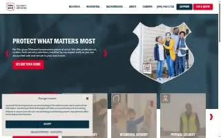 Per Mar Security Services of Bloomington website
