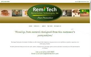 RemTech, Inc. Pest Protection website