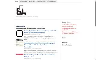Silicon Alley website