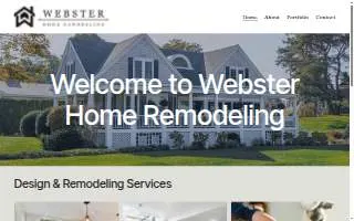 Webster Home Remodeling, LLC website