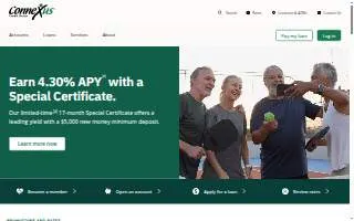 Connexus Credit Union of Brooklyn Center website