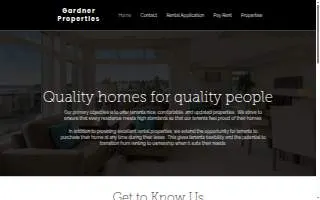Gardner Properties of Brooklyn Center website
