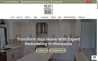Next Level Remodeling MN of Eagan website