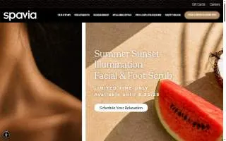 Spavia Day Spa - Rookwood website