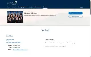 Horizon Advisors - Ameriprise Financial Services, LLC of Brooklyn Park website