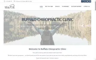 Buffalo Chiropractic Clinic website