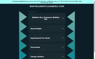 Buffalo Dry Cleaners & Launderers, Inc. website