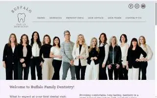 Buffalo Family Dentistry website