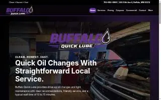 Buffalo Quick Lube website