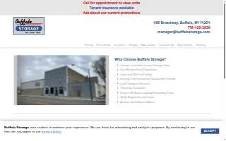 Buffalo Storage website
