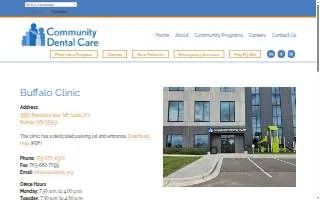 Community Dental Care - Buffalo website